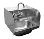 GSW INC Hand Sink, 12-1/2"L x 9-3/4"W x 5-5/8", Stainless Steel, GSW Inc. HS-1615S