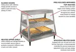 Hatco GRHD-2PD Display Case, Heated Deli, Countertop