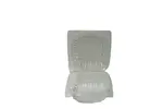 Hinged Container, 5", Clear, OPS, (500/Case), Dart C53PST1