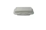 Hinged Container, 9.75" x 5.25", White, Foam, (200/Case) Dart 95HT1R