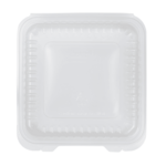 Hinged Containers, 9" x 9", Clear, Polypropylene, 1-Compartment, (200/Case), Karat FP-HC99PP-1C