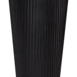 Hot Cup, 16 oz, Black, Paper; Rippled, (1000/Case), Karat C-KRC516B