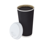 Hot Cup, 20 Oz, Black, Paper, (500/Case), Karat C-KRC520B