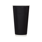 Hot Cup, 20 Oz, Black, Paper, (500/Case), Karat C-KRC520B