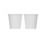 Hot Cup, 4 oz, White, Paper, (1000/Case), Karat C-K504W