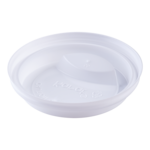Hot Cup Dome Lid, 10-24 oz, White, Plastic, Sipper (1000/Case) Karat C-KDL516W