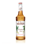 HOUSTONS / LIBBEY Macadamia Nut Syrup, 25.4oz, Light Brown, Glass Bottle, Monin AR048A 