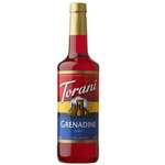 Grenadine Syrup, 25.4 Oz, Glass, Torani 01-1006