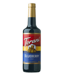Blueberry Syrup, 25.4oz, Dark Blue, Glass Bottle, Torani 361354
