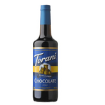 Chocolate Syrup, 25.4oz, Dark Brown, Glass Bottle, Sugar-Free, Torani 371490