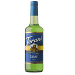 Lime Syrup, 25.4oz, Green, Glass Bottle, Sugar-Free, Torani G-LIME-SF