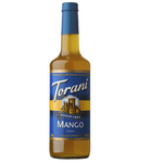 HOUSTONS / LIBBEY Mango Syrup, 25.4oz, Golden Yellow, Glass Bottle, Sugar-Free, Torani 372251 