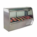 Howard-McCray R-CMS32E-6C-S-LED Display Case, Red Meat Deli