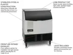 ICE-O-Matic ICEU300FA Ice Maker With Bin, Cube-Style