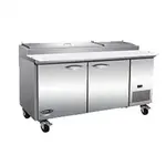 IKON IPP71-2D Refrigerated Counter, Pizza Prep Table