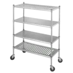 IMC/Teddy BL-2424-4L Shelving Unit, Louvered Slotted