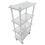 IMC/Teddy S-2414-4L Shelving Unit, Louvered Slotted