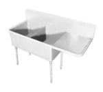 IMC/Teddy SCS-24-1620-30L Sink, (2) Two Compartment