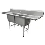IMC/Teddy SCS-24-2020-20RL Sink, (2) Two Compartment