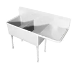IMC/Teddy SCS-24-2020-36L Sink, (2) Two Compartment