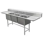 IMC/Teddy SCS-34-1620-18RL Sink, (3) Three Compartment