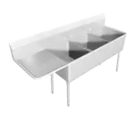 IMC/Teddy SCS-34-2020-30R Sink, (3) Three Compartment