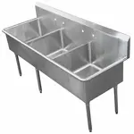 IMC/Teddy SCS-36-2020 Sink, (3) Three Compartment