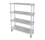 IMC/Teddy SX-3018-4L Shelving Unit, Louvered Slotted