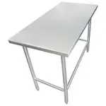 IMC/Teddy WT-3060 Work Table,  54" - 62", Stainless Steel Top
