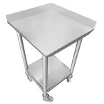 IMC/Teddy WT1-2472-16 Work Table,  63" - 72", Stainless Steel Top 