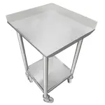 IMC/Teddy WT1-30132 Work Table, 121" - 132", Stainless Steel Top