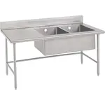 IMC/Teddy WTBC-24108-16 Work Table,  97" - 108", Stainless Steel Top
