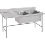 IMC/Teddy WTBC-2472-16 Work Table,  63" - 72", Stainless Steel Top 