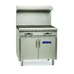 Imperial IHR-4-XB Range, 36" Heavy Duty, Gas