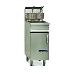 Imperial IRF-40 Fryer, Gas, Floor Model, Full Pot