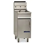 Imperial IRF-40-OP Fryer, Gas, Floor Model, Full Pot