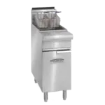 Imperial IRF-50 Fryer, Gas, Floor Model, Full Pot