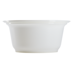 Injection Molding Bowl, 36 Oz, White, Round, (300/Cs) Karat FP-IMB36W