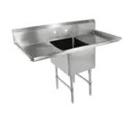 John Boos 1B18244-2D24 Sink, (1) One Compartment