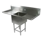 John Boos 1PB1620-2D18 Sink, (1) One Compartment