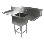 John Boos 1PB16204-2D18 Sink, (1) One Compartment