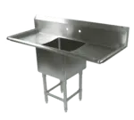 John Boos 1PB184-2D24 Sink, (1) One Compartment