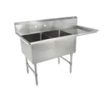 John Boos 2B16204-1D18R Sink, (2) Two Compartment