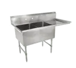 John Boos 2B16204-1D18R-X Sink, (2) Two Compartment