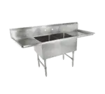 John Boos 2B16204-2D18 Sink, (2) Two Compartment