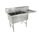 John Boos 2B184-1D18R Sink, (2) Two Compartment