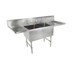 John Boos 2B184-2D18-X Sink, (2) Two Compartment