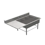 John Boos 3PB1431-1D18L Sink, (3) Three Compartment