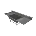 John Boos 3PB14314-2D30 Sink, (3) Three Compartment