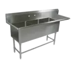 John Boos 3PB1620-1D18R Sink, (3) Three Compartment